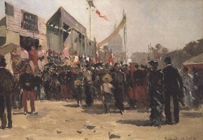 Fair on the Esplanade des Invalides, 1891 by Pierre Vauthier